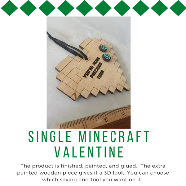 Minecraft Inspired Valentines