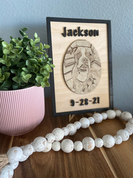 Personalized Pet Memorial Photo, Pet Memorial Keepsake for Dog, Cat etc., Personalized Remembrance Picture Frame for Pet Owner