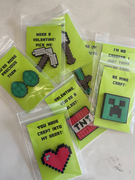 Minecraft Inspired Valentines